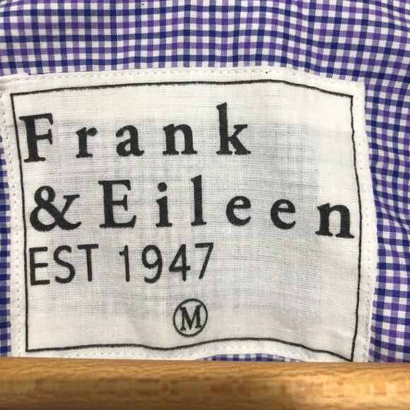 Frank & Eileen Plaid Long Sleeve Button Down Shirt Multicolor Size M - Picture 3 of 9